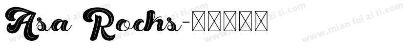 Asa Rocks字体转换